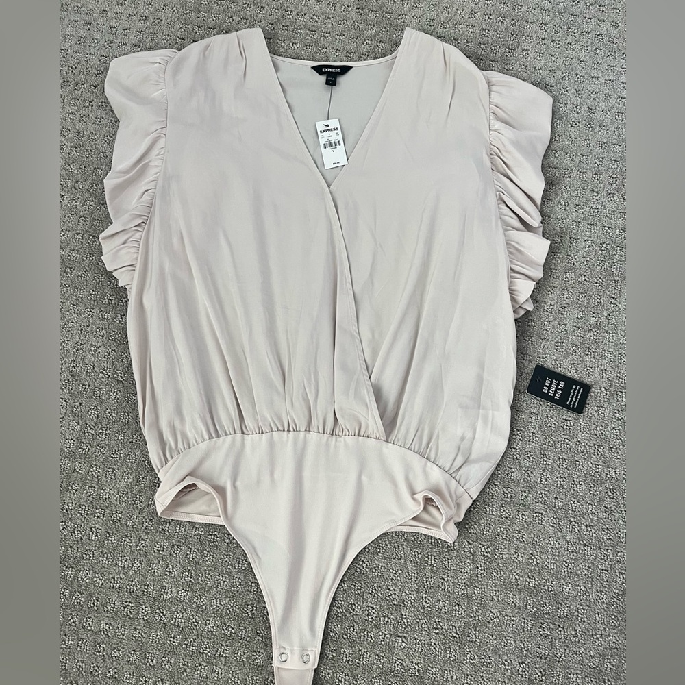 NWT Express Flutter Sleeve Bodysuit